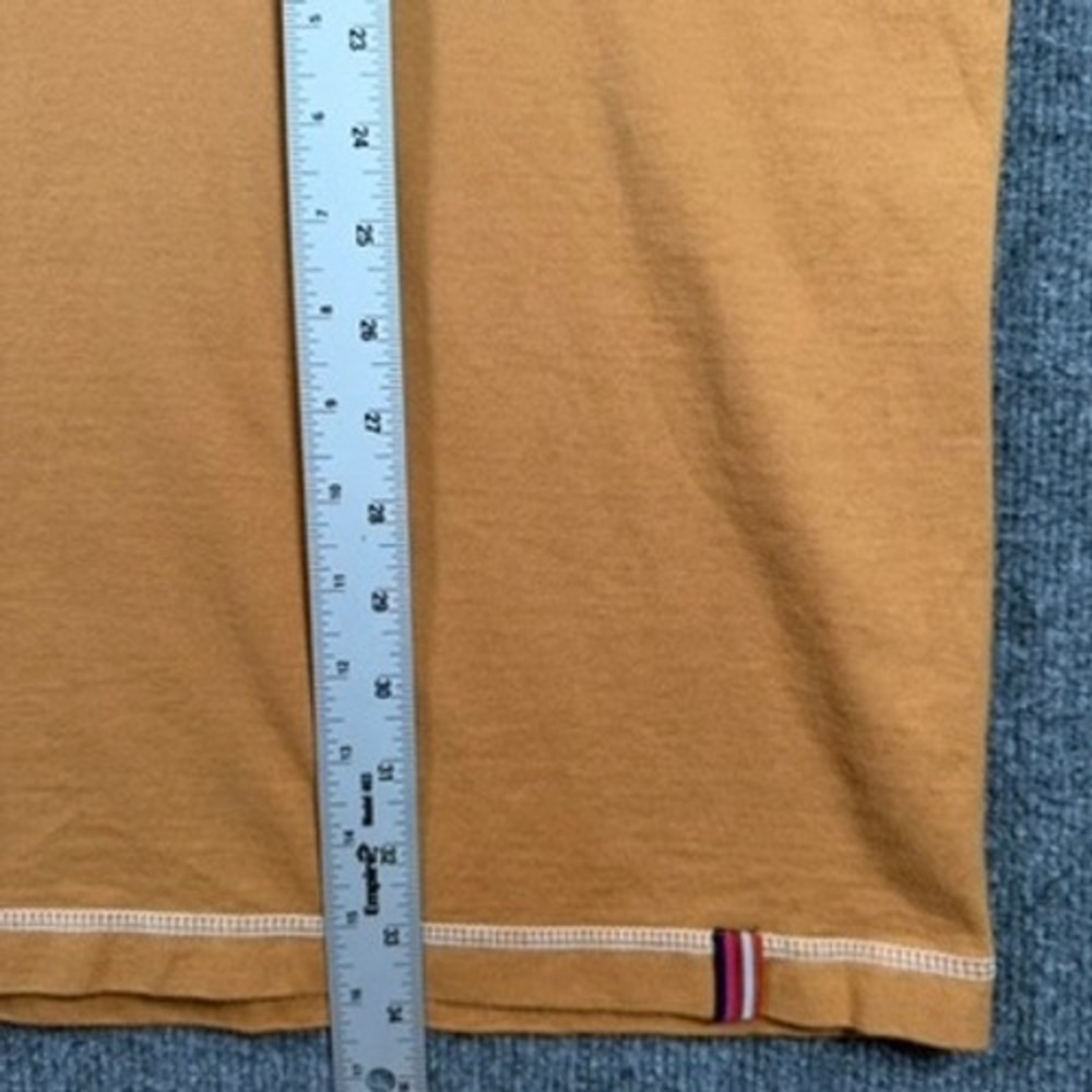 Coogi Heritage Vintage T Shirt Mens XXXL Mustard Yellow Knit Graphic SS Tee - Picture 10 of 12